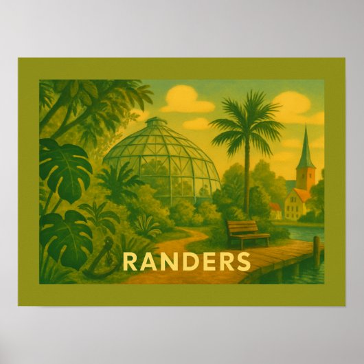 Randers Denmark Domes Poster (Voorkant)