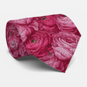 Randgeschenken voor vader ranunculus bloemen stropdas (Opgerold)