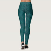 Randhout Blauwgroen : Leggings (Achterkant)