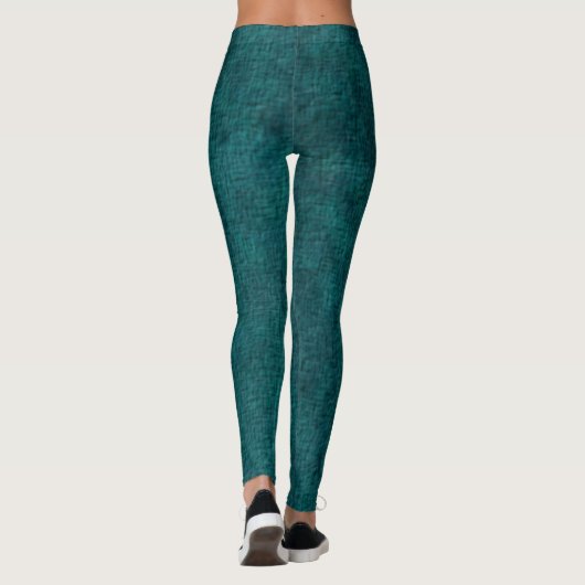 Randhout Blauwgroen : Leggings (Achterkant)