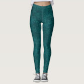 Randhout Blauwgroen : Leggings (Voorkant)