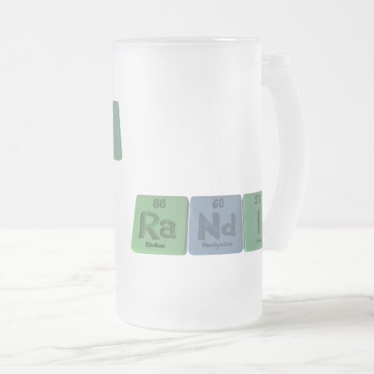 Randi als Radium Neodymium Iodine Matglas Bierpul (Voorkant rechts)