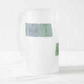 Randi als Radium Neodymium Iodine Matglas Bierpul (Voorkant links)