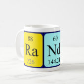 Randi periodieke mok naam (Voorkant links)