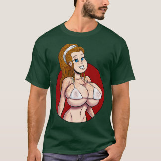 Randi white bikini t-shirt