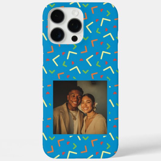 Randige afstudeercadeaus Memphis-patroon Case-Mate iPhone Case (Achterkant)