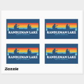 Randleman Lake North Carolina Rechthoekige Sticker (Vel)