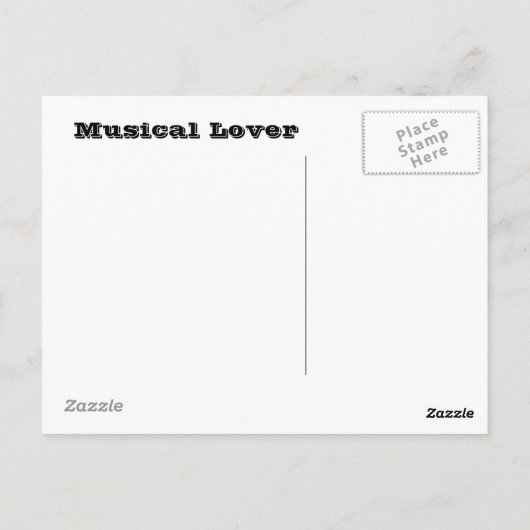 Randmon Song Briefkaart (Achterkant)