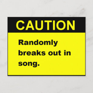 Randmon Song Briefkaart