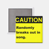 Randmon Song Magneet (Voorkant / Achterkant)