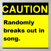 Randmon Song Poster (Voorkant)