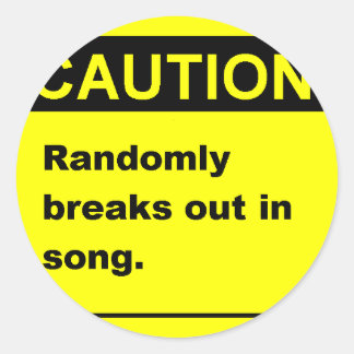 Randmon Song Ronde Sticker