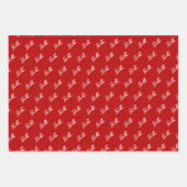 Randnaam Collie Dog Photo Trendy Script Pet Inpakpapier Vel (Voorkant 3)