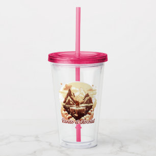 Rando en chocolade acryl drinkbeker