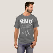 Randolph Air Force Base RND T-shirt (Voorkant volledig)