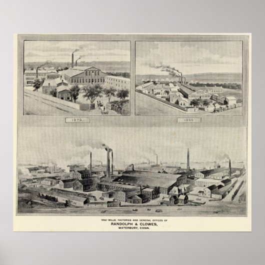 Randolph & Clowes, Waterbury Poster (Voorkant)