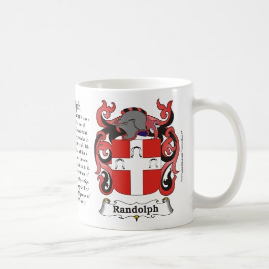 Randolph Family Coat of Arms Mok (Rechts)