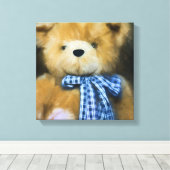 Randolph - Fuzzy Wuzzy Canvas Afdruk (Insitu (Houten vloer))