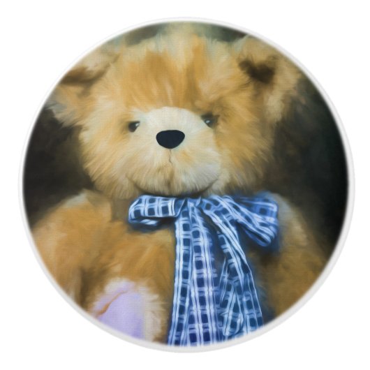 Randolph - Fuzzy Wuzzy Keramische Knop (Voorkant)