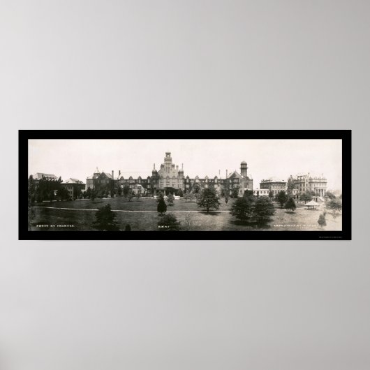 Randolph Macon College Foto 1907 Poster (Voorkant)