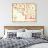 Randolph, Perry, provincie Jackson Canvas Afdruk (Insitu (Slaapkamer))