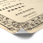 Randolph, Perry, provincie Jackson Poster (Hoek)