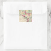 Randolph, Perry, provincie Jackson Vierkante Sticker (Tas)