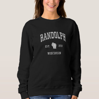 Randolph Wisconsin Wi Antieke Sportieve Sporten Trui