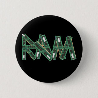 Random Access Memory Ronde Button 5,7 Cm