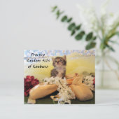 Random Act of Kindess Briefkaart - Ballerina Cat (Staand voorkant)