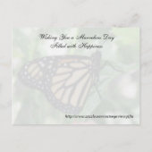 Random Act of Kindess Briefkaart - Queen Butterfly (Achterkant)