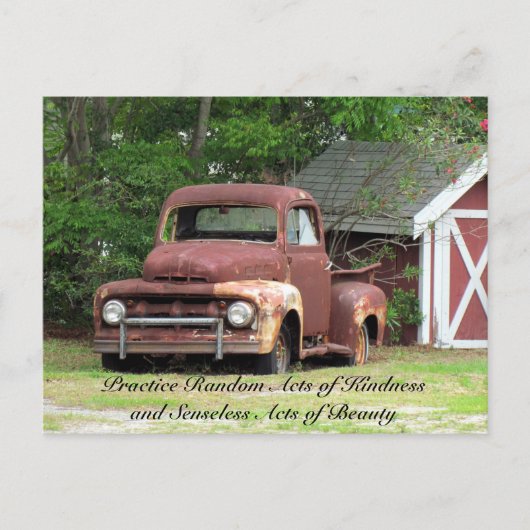 Random Act of Kindess Briefkaart - Truck (Voorkant)