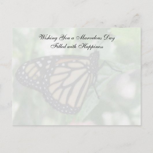 Random Act of Kindness Briefkaart - Queen Butterfl (Achterkant)