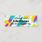 Random Act Of Kindness Calling Card Mini Visitekaartje (Voorkant)