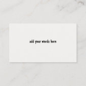 Random Act of Kindness Card | Kindness Tree Mini  Visitekaartje (Achterkant)