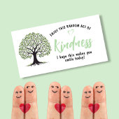 Random Act of Kindness Card | Kindness Tree Mini  Visitekaartje
