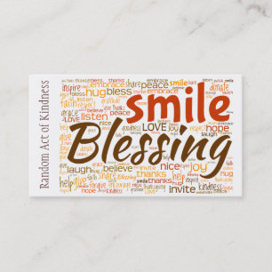 Random Act of Kindness Card Visitekaartje