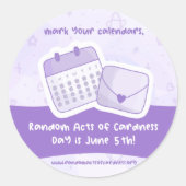 Random Acts of Cardness Day Stickers (Voorkant)