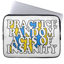 Random Acts of Insanity Custom-laptophoezen Laptop Sleeve
