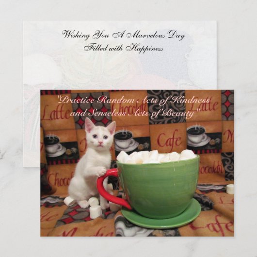 Random Acts of Kindness Briefkaart - Audrey (Voorkant / Achterkant)