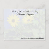 Random Acts of Kindness Briefkaart - Black Eyed Su (Achterkant)