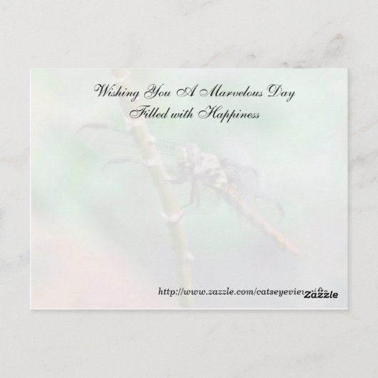 Random Acts of Kindness Briefkaart - Dragonfly (Achterkant)