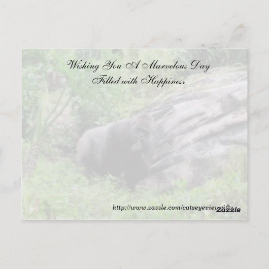 Random Acts of Kindness Briefkaart - Gorilla Editi (Achterkant)