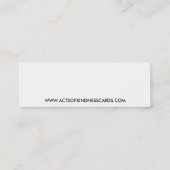 Random Acts of Kindness Challenge Cards Mini Visitekaartje (Achterkant)