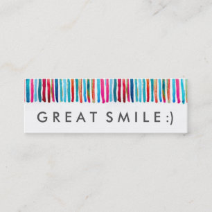 Random Acts of Kindness Great Smile Card Mini Visitekaartje