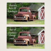 Random Acts of Kindness Kaarten - The Truck Visitekaartjes (Voorkant /achterkant)