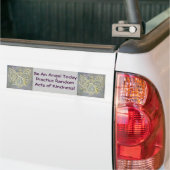 Random Acts of Kindness White Angel Bumpersticker (Op Truck)