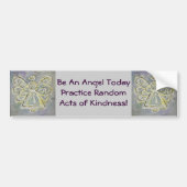 Random Acts of Kindness White Angel Bumpersticker (Voorkant)