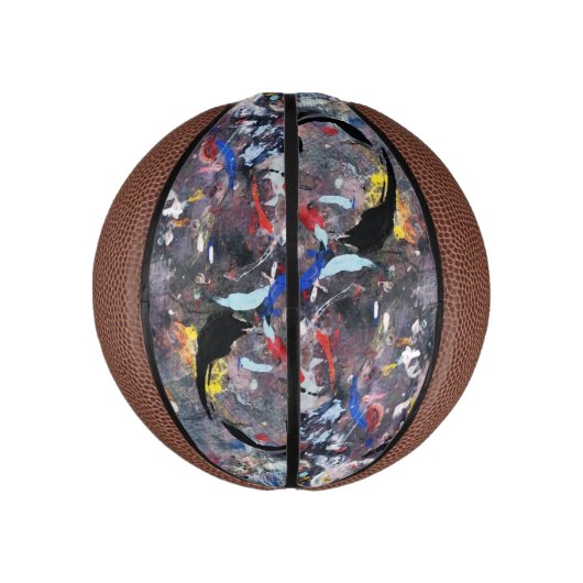 random art basketbal (Verticaal)