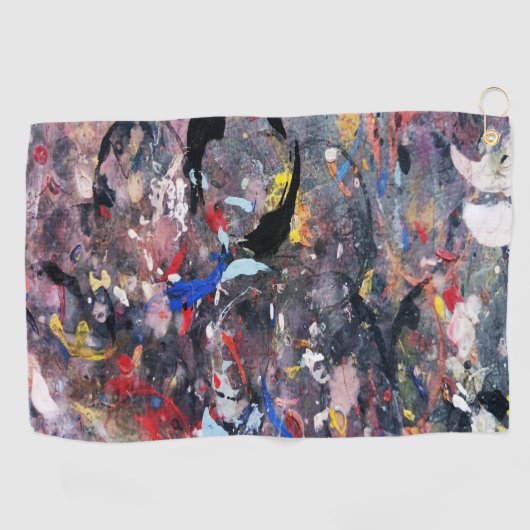 random art golfhanddoek (Horizontaal)